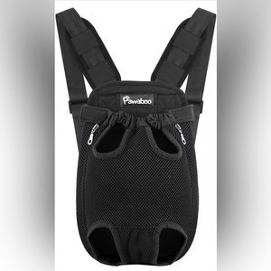 Pet Carrier Backpack for dog and cats, Size Small, Black